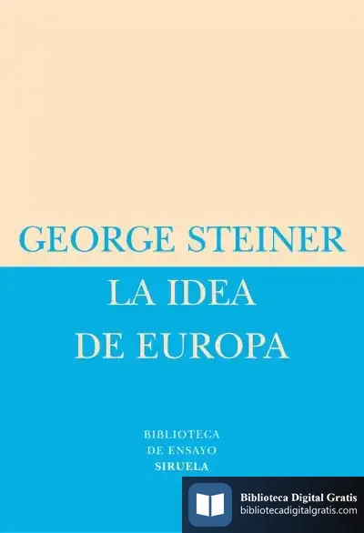 Descargar La Idea De Europa