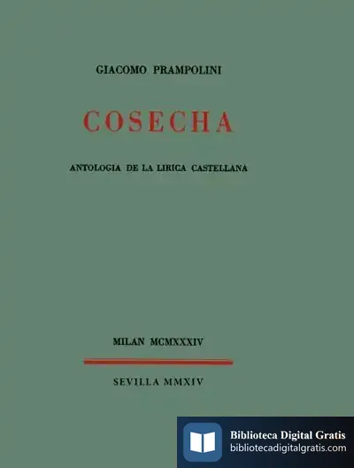 Descargar Cosecha : Antología De La Lírica Castellana de Miguel Ángel del Arco Torres