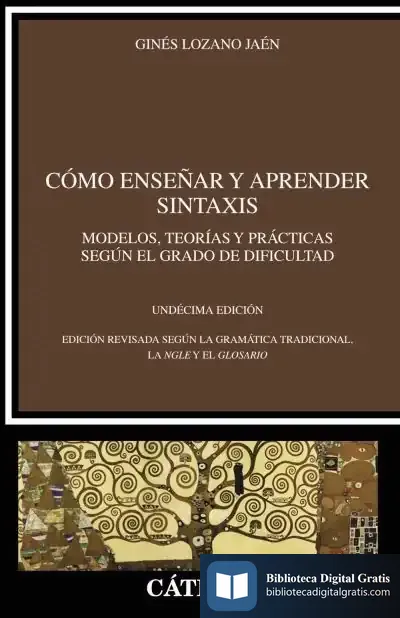 Descargar Cómo Enseñar Y Aprender Sintaxis de Ginés Lozano Jaén