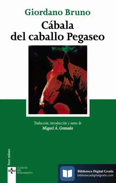 Descargar Cábala Del Caballo Pegaseo de Giordano Bruno