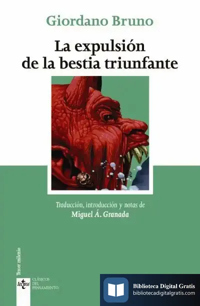 Descargar La Expulsión De La Bestia Triunfante de Giordano Bruno