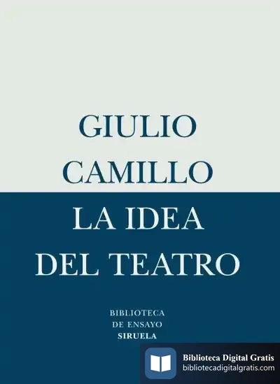 Descargar La Idea Del Teatro