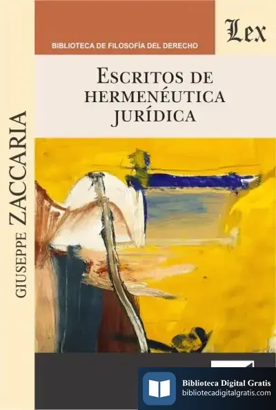 Descargar Escritos De Hermeneutica Juridica
