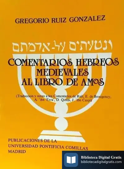 Descargar Comentarios Hebreos Medievales Al Libro De Amós