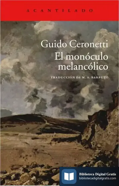 Descargar El Monóculo Melancólico