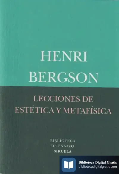 Descargar Lecciones De Estética Y Metafísica