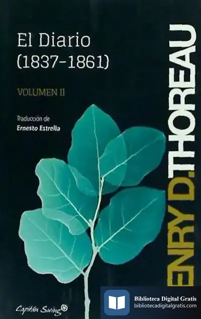 Descargar El Diario (1837-1861). Vol. Ii de Henry David Thoreau