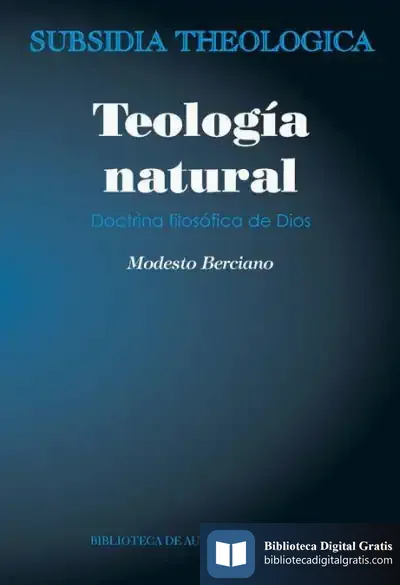 Descargar Teologia Natural
