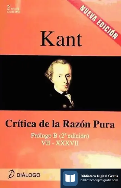 Descargar Crítica De La Razón Pura de Immanuel Kant