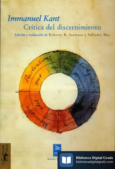Descargar Crítica Del Discernimiento