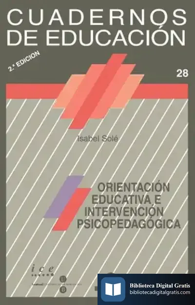 Descargar Orientación Educativa E Intervención Psicopedagógica de Isabel Solé