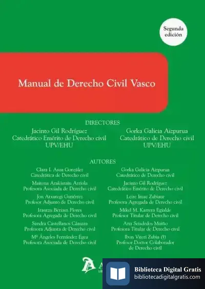 Descargar Manual De Derecho Civil Vasco de Daniel Defoe