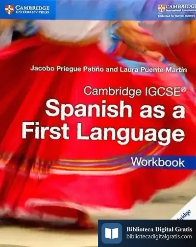 Descargar Cambridge Igcse(R) Spanish As A First Language Workbook