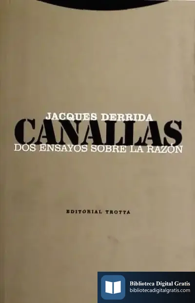 Descargar Canallas de Jacques Derrida