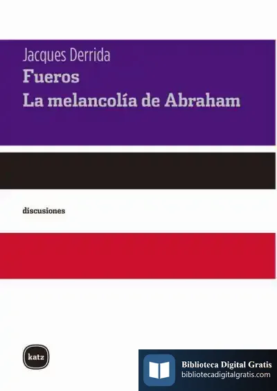 Descargar Fueros. La Melancol?A De Abraham
