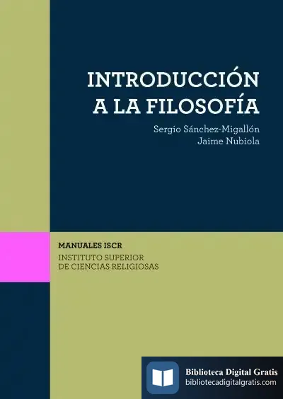 Descargar (Iscr) Introducción A La Filosofía de Jaime Nubiola Aguilar