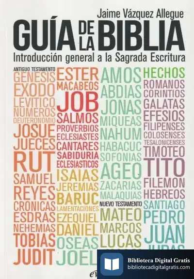 Descargar Guía De La Biblia de Jaime Vázquez Allegue
