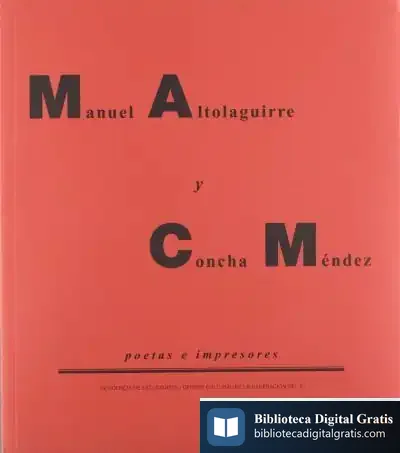 Descargar Manuel Altolaguirre Y Concha Méndez. Poetas E Impresores (Catálogo De Exposiciones) de James Valender