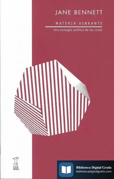 Descargar Materia Vibrante de Jane Bennett