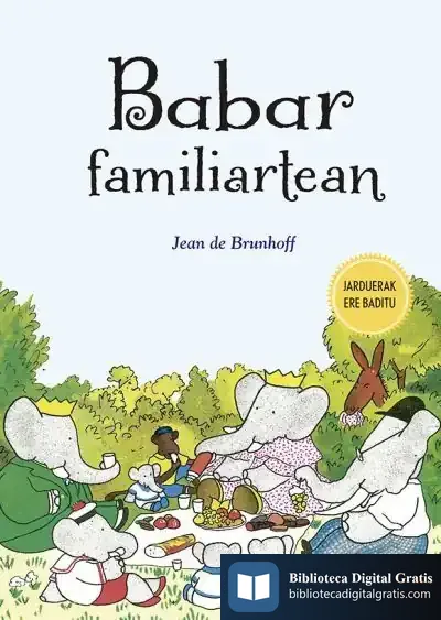 Descargar Babar Familiartean de Jean de Brunhoff