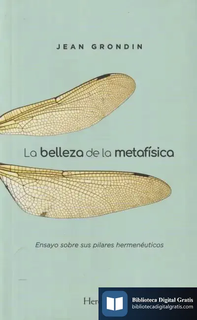 Descargar Belleza De La Metafísica, La de Jean Grondin
