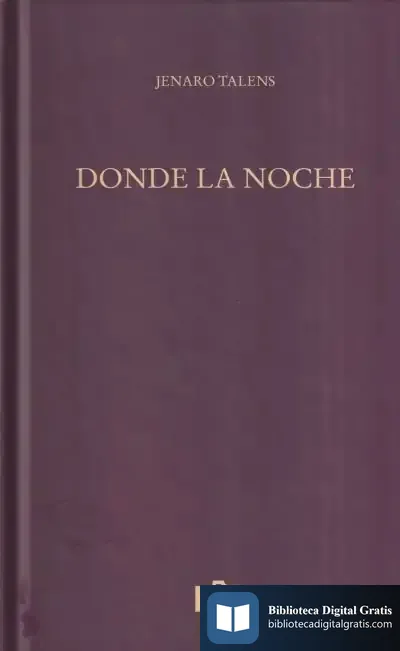 Descargar Donde La Noche de Jenaro Talens Carmona
