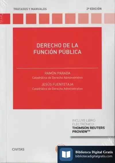 Descargar Derecho De La Función Pública de Jesús Ángel Fuentetaja Pastor