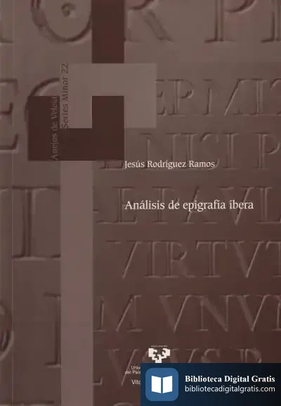 Descargar Análisis De Epigrafía Íbera