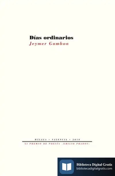 Descargar Días Ordinarios de Damián Torrijos