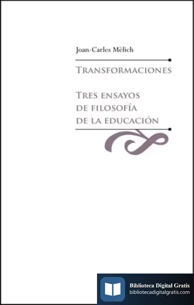Descargar Transformaciones de Joan-carles Mèlich
