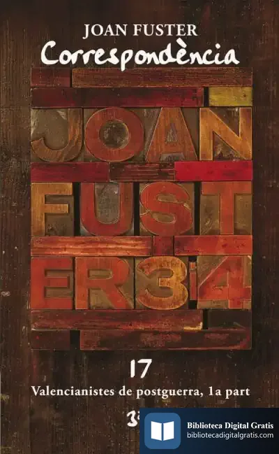 Descargar Correspondencia Joan Fuster 17 de Joan Fuster