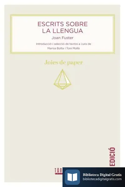 Descargar Escrits Sobre La Llengua de Joan Fuster