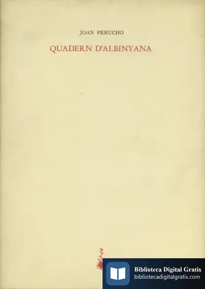 Descargar Quadern D'Albinyana de Joan Perucho