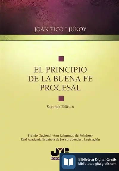 Descargar El Principio De La Buena Fe Procesal