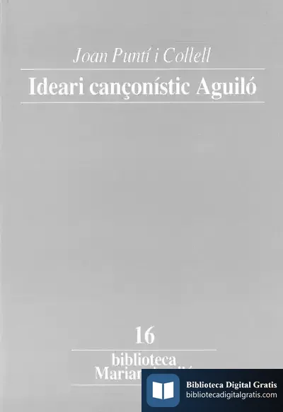 Descargar Ideari Cançonístic Aguiló