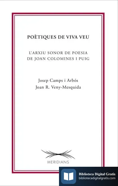 Descargar Poètiques De Viva Veu de Joan R. Veny-mesquida