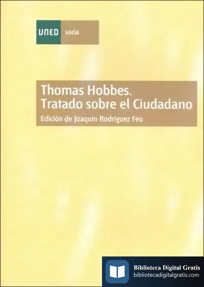 Descargar Thomas Hobbes : Tratado Sobre El Ciudadano