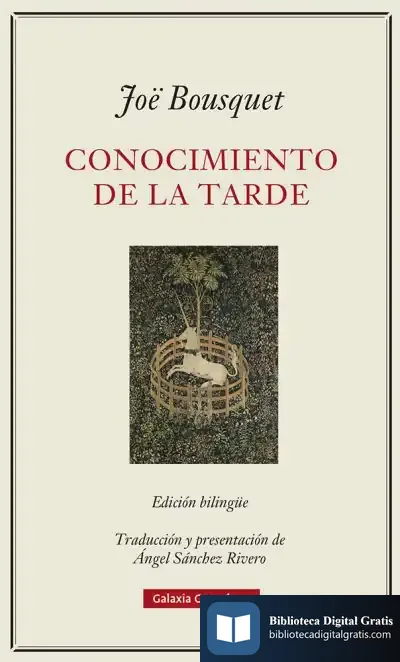 Descargar Conocimiento De La Tarde de Joë Bousquet
