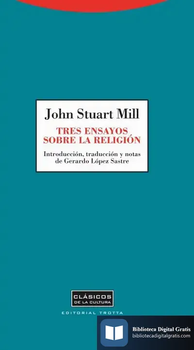 Descargar Tres Ensayos Sobre Religión de John Stuart Mill