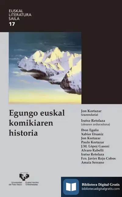 Descargar Egungo Euskal Komikiaren Historia