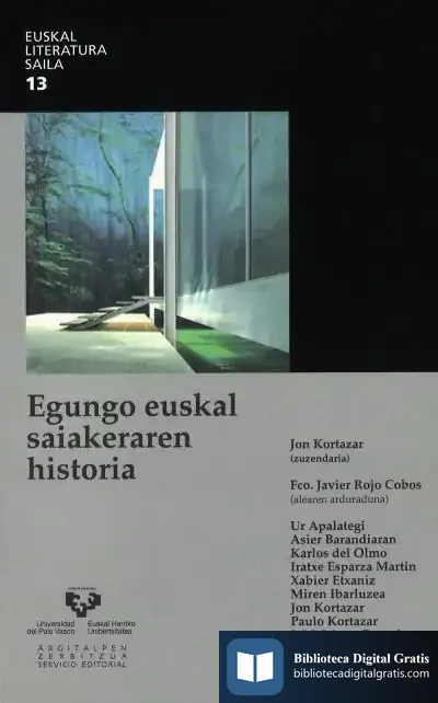 Descargar Egungo Euskal Saiakeraren Historia