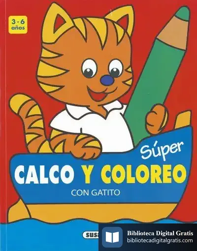 Descargar Super Calco Y Color Con Gatito de Jordi Busquets
