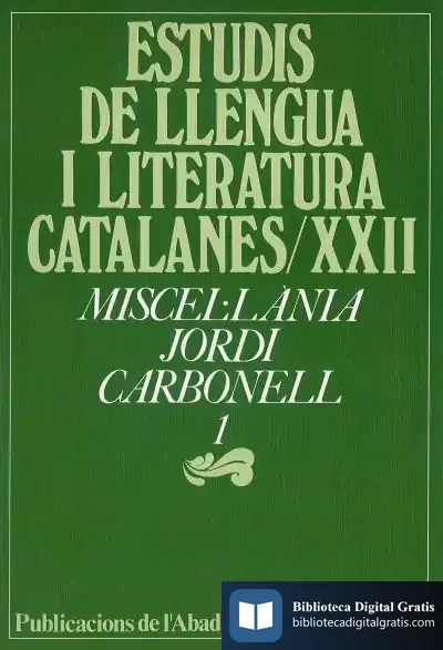 Descargar Miscel·Lània Jordi Carbonell, 1 de Jordi Carbonell
