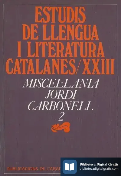 Descargar Miscel·Lània Jordi Carbonell, 2 de Jordi Carbonell