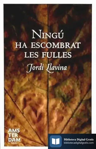 Descargar Ningú Ha Escombrat Les Fulles de Jordi Llavina
