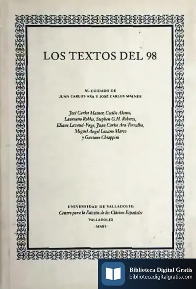 Descargar Textos Del 98, Los de José Carlos Mainer Baqué