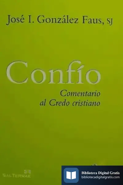 Descargar Confío de José Ignacio González Faus