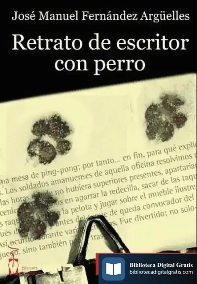 Descargar Retrato De Escritor Con Perro de Arno Camenisch