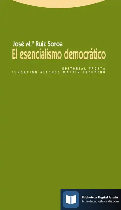 Descargar El Esencialismo Democrático