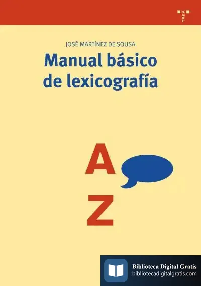 Descargar Manual Básico De Lexicografía